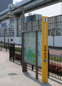 3区サインボード:イタリア公園前