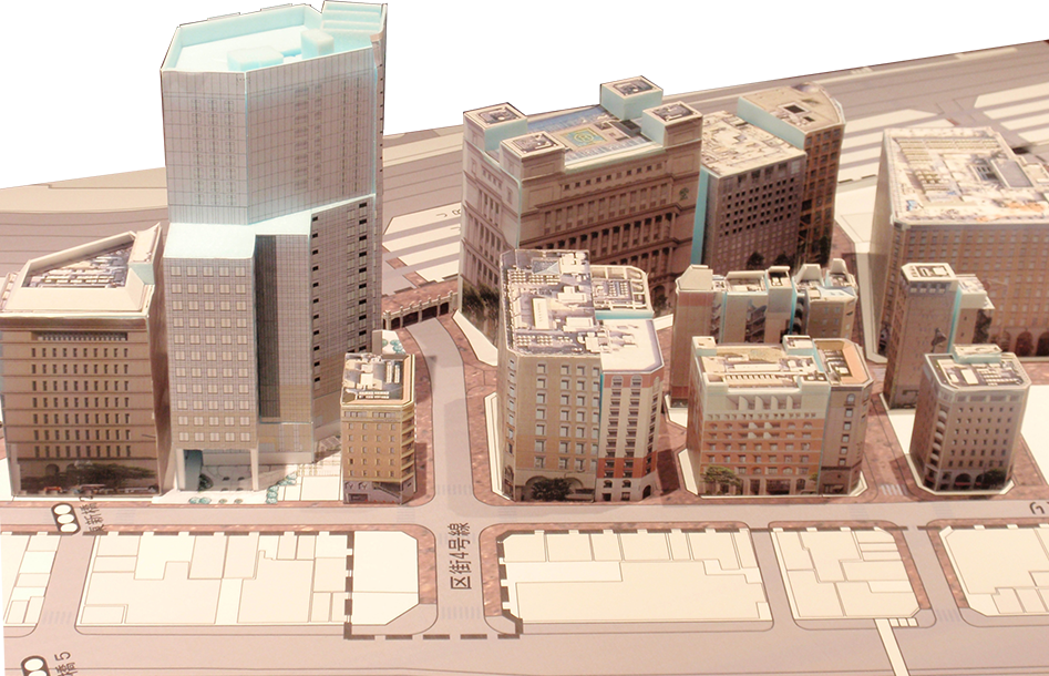 イタリア街模型